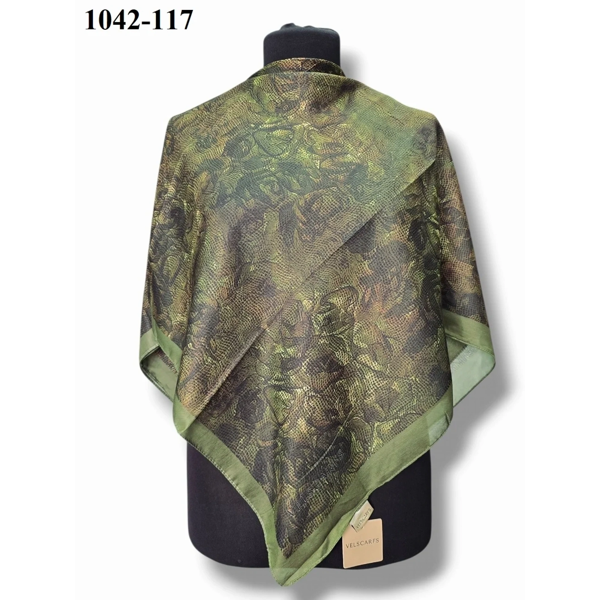 Velscarfs Soft Pamuk Parla Eşarp (Haki) 1042-117