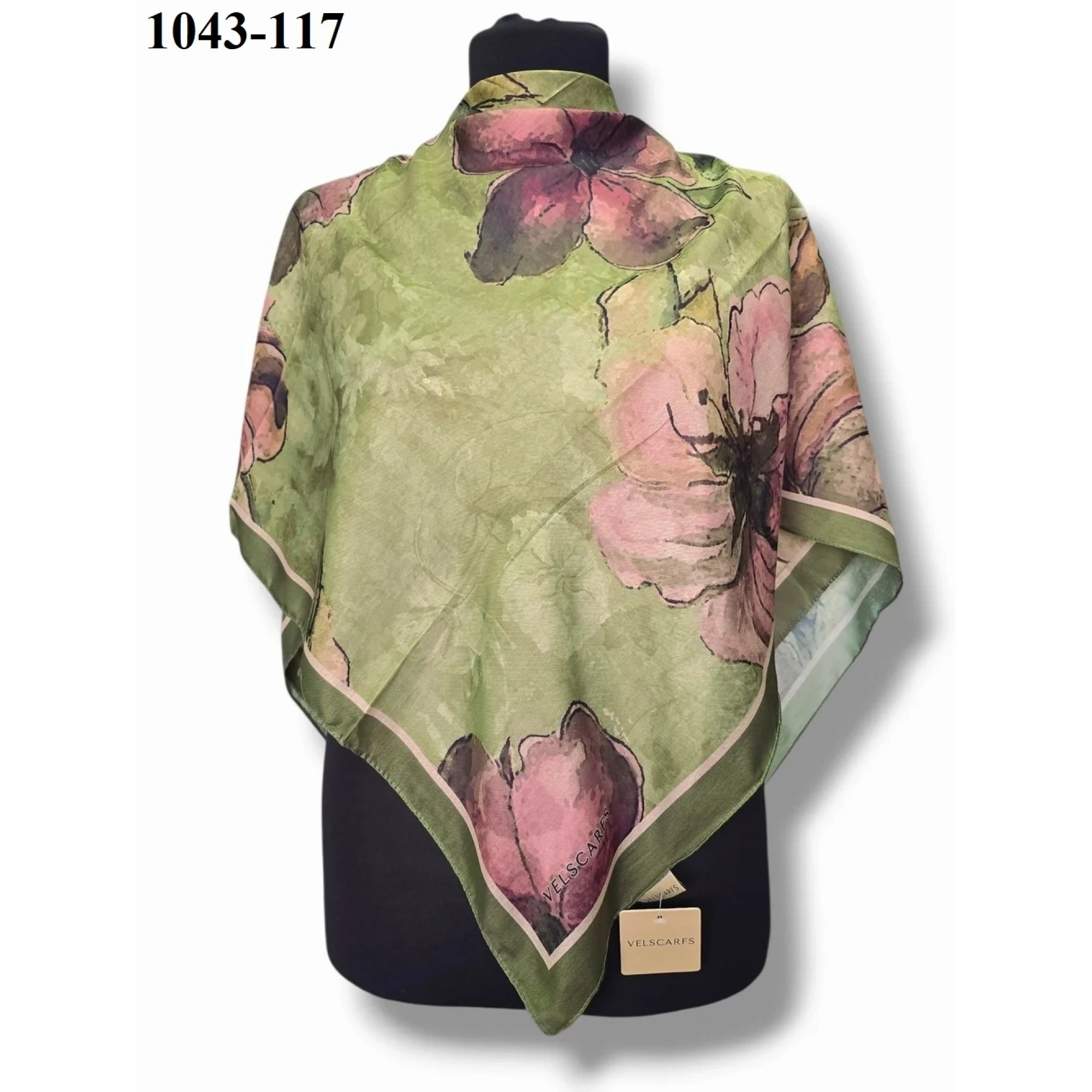 Velscarfs Soft Pamuk Parla Eşarp (Haki) 1043-117