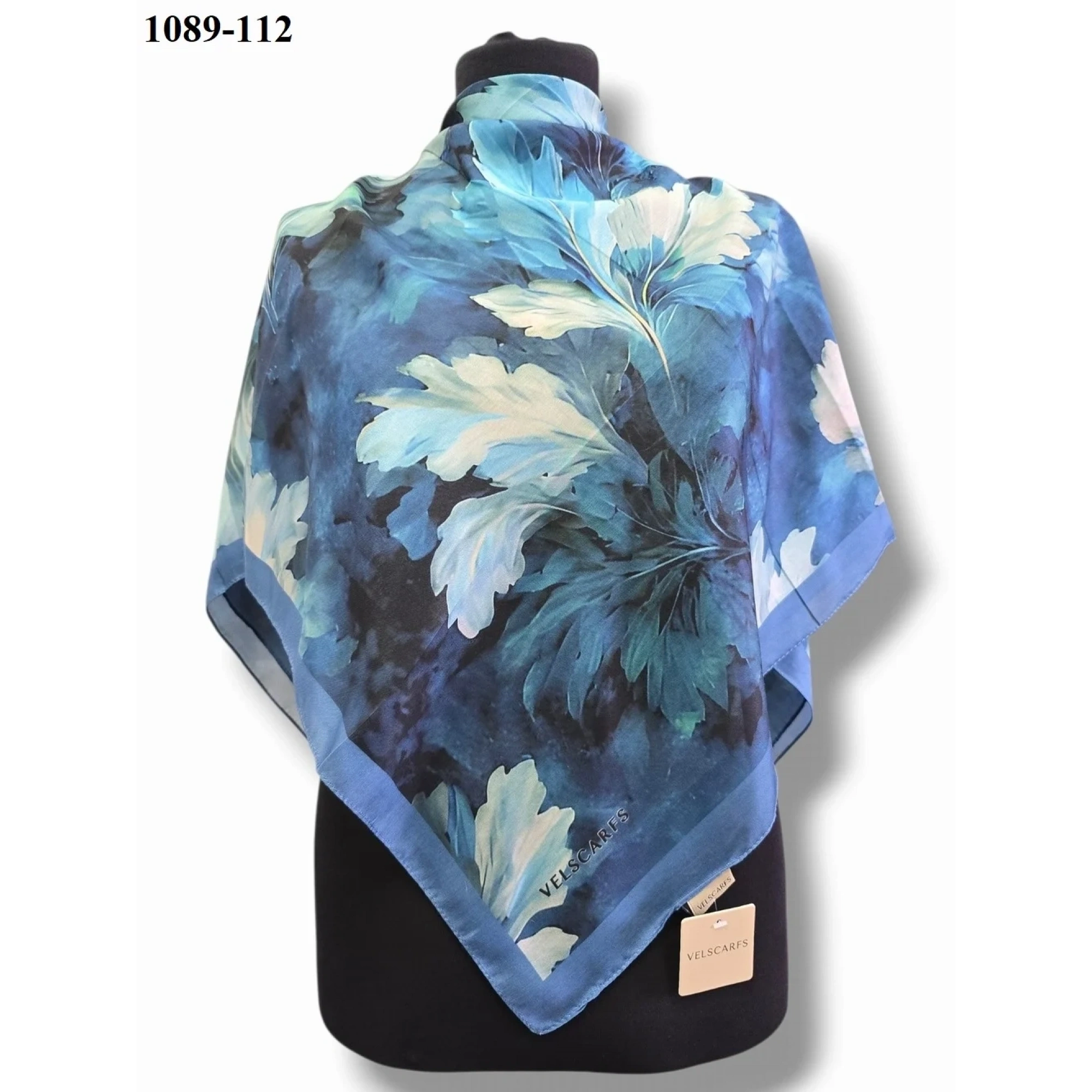 Velscarfs Soft Pamuk Parla Eşarp (İndigo) 1089-112