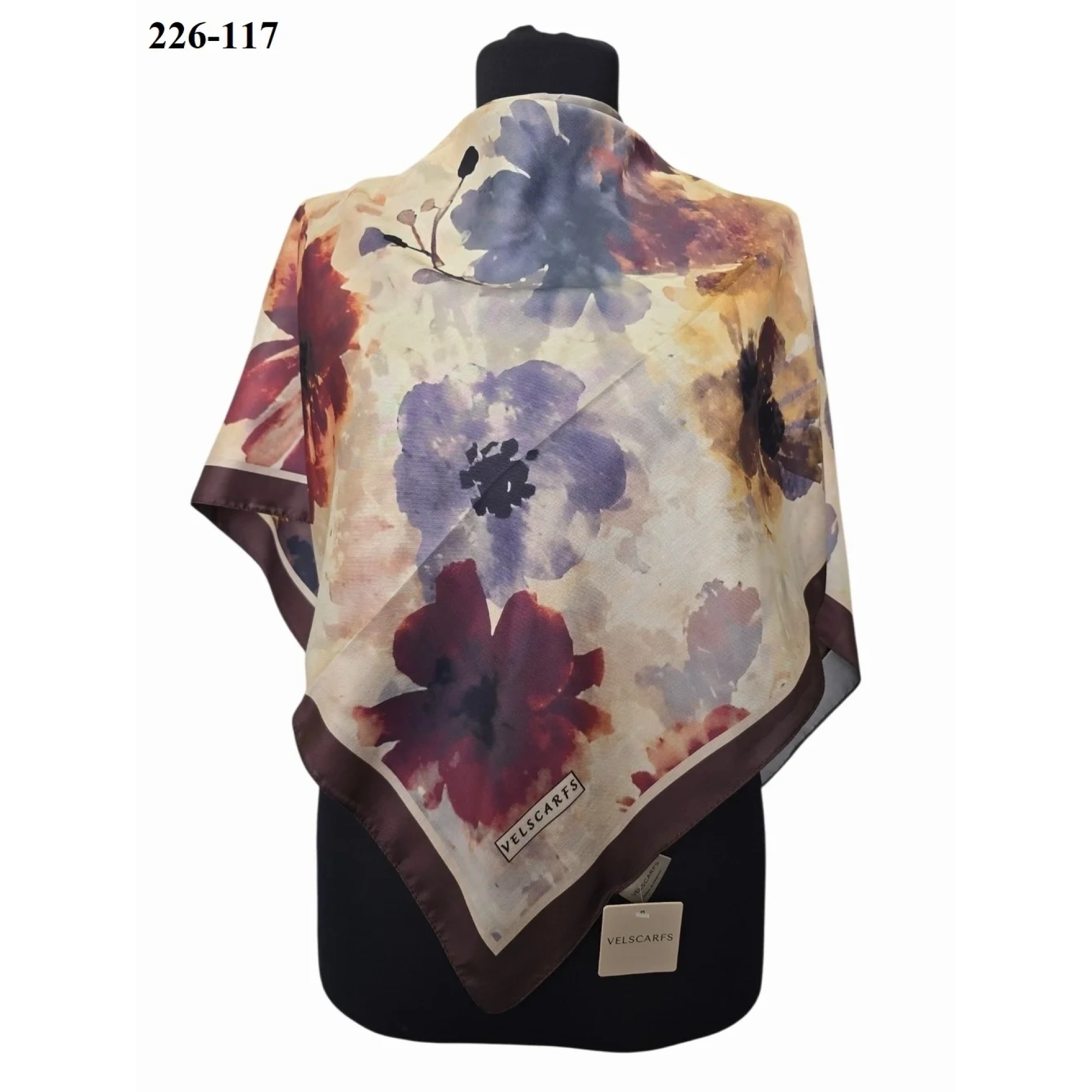 Velscarfs Soft Pamuk Parla Eşarp (Kahve) 226-117