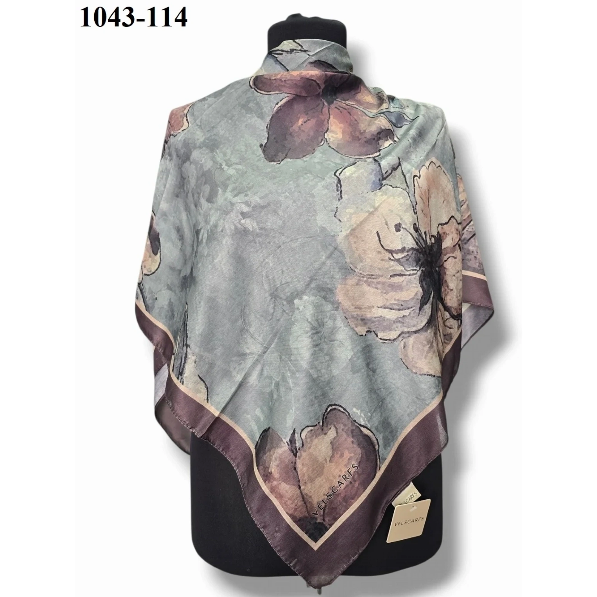 Velscarfs Soft Pamuk Parla Eşarp (Kahverengi) 1043-114