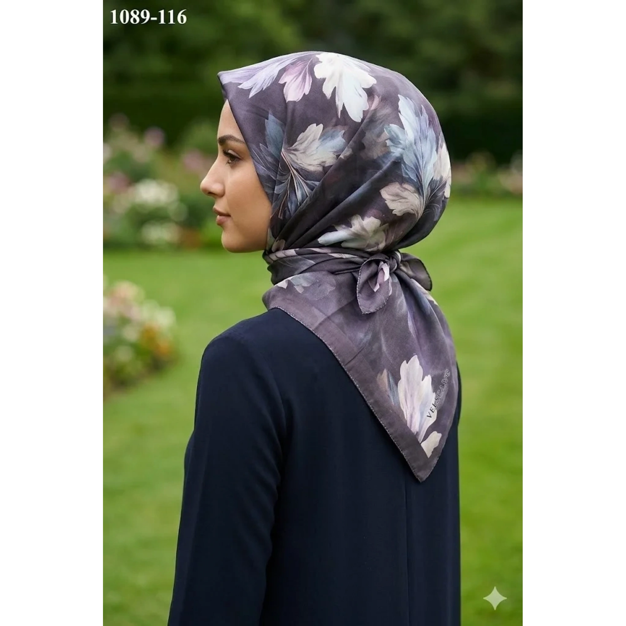 Velscarfs Soft Pamuk Parla Eşarp (Kahverengi) 1089-116