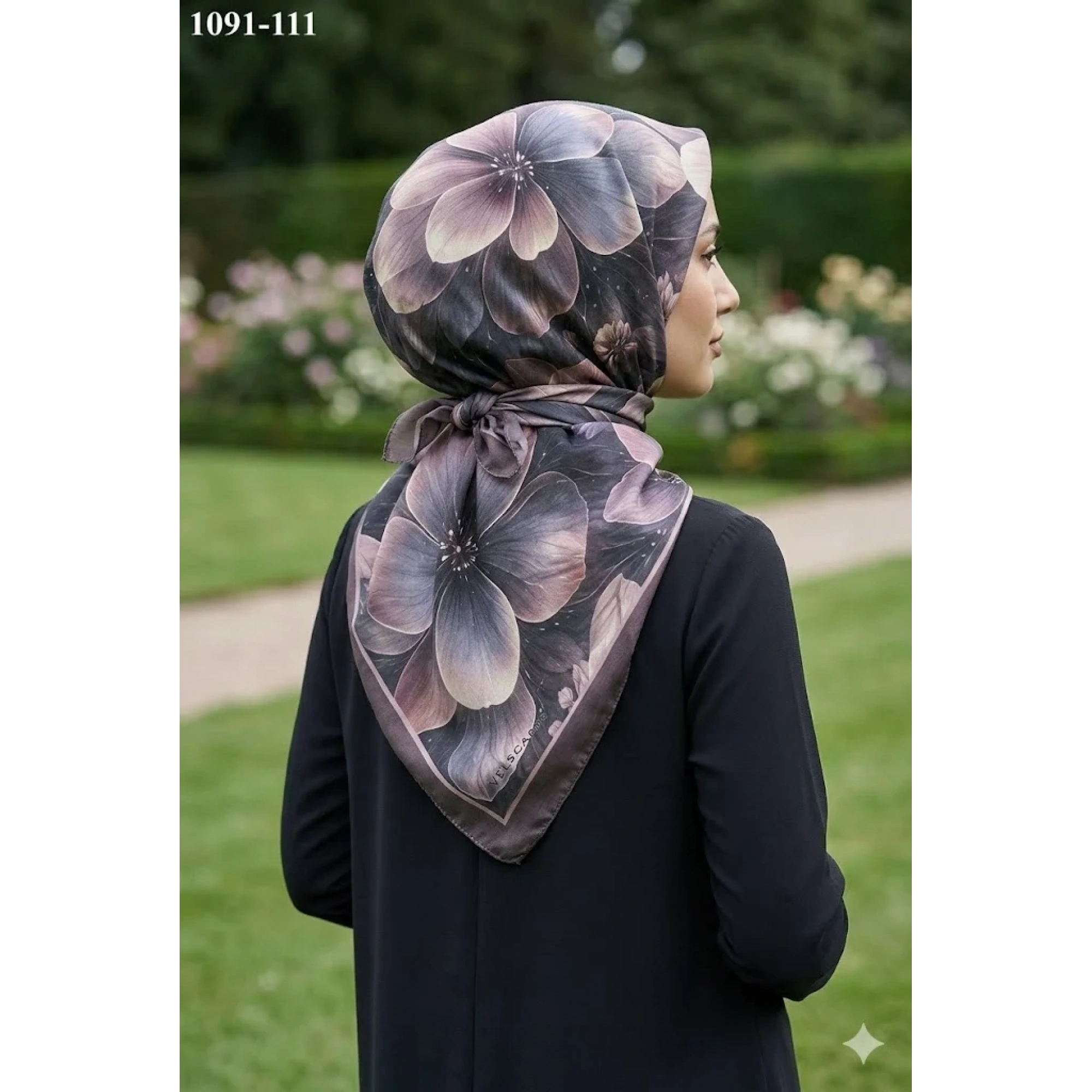 Velscarfs Soft Pamuk Parla Eşarp (Kahverengi) 1091-111