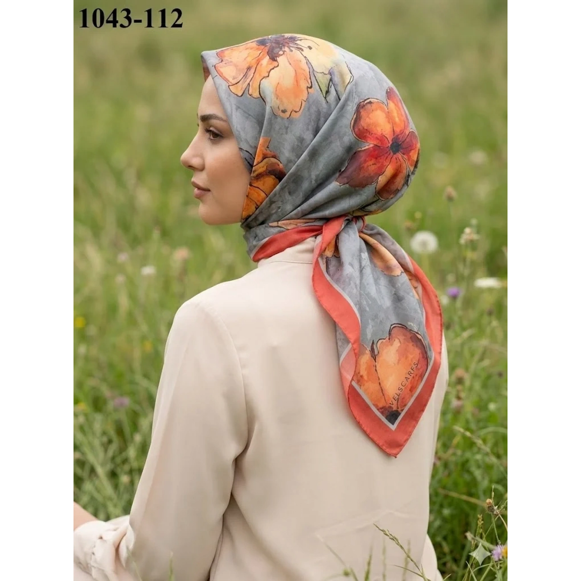 Velscarfs Soft Pamuk Parla Eşarp (Kiremit) 1043-112