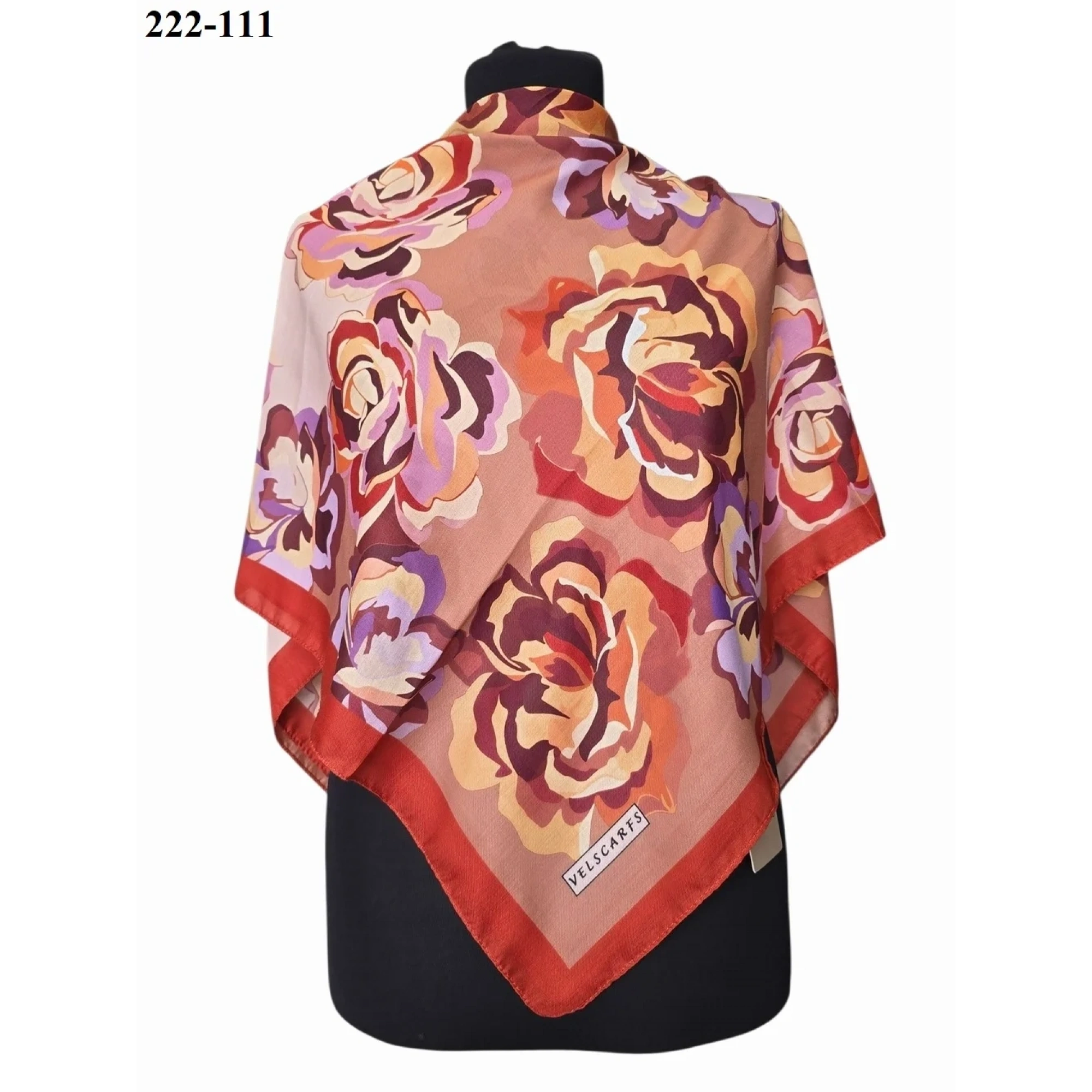 Velscarfs Soft Pamuk Parla Eşarp (Kiremit) 222-111