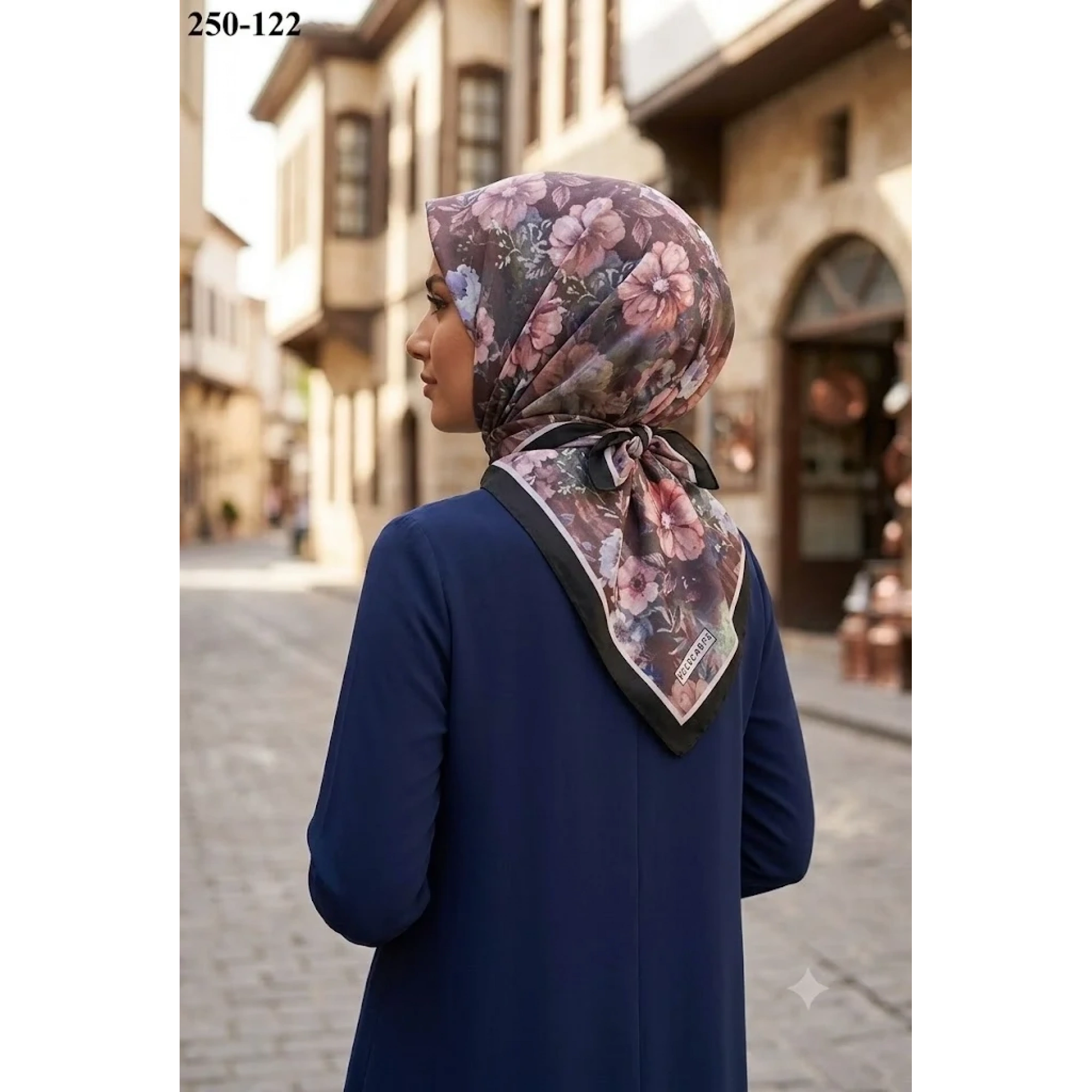 Velscarfs Soft Pamuk Parla Eşarp (Siyah) 250-122