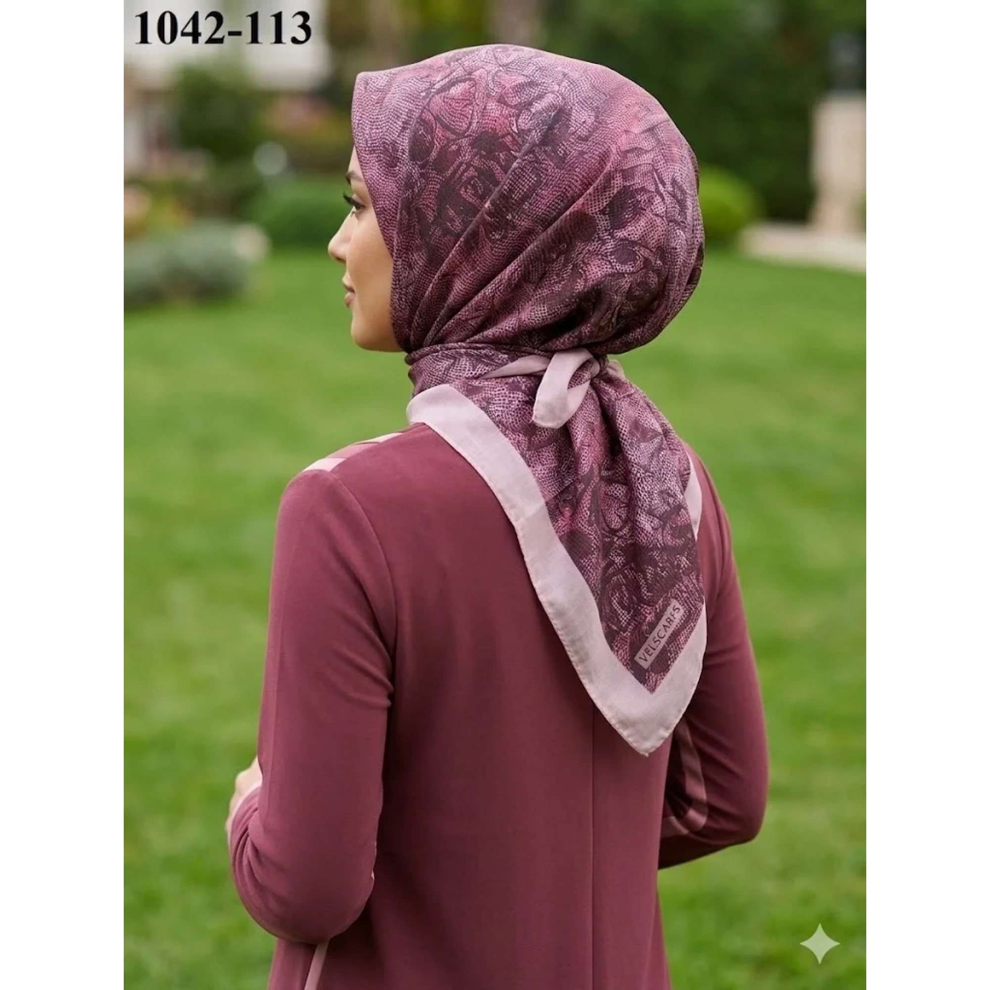 Velscarfs Soft Pamuk Parla Eşarp (Taş) 1042-113