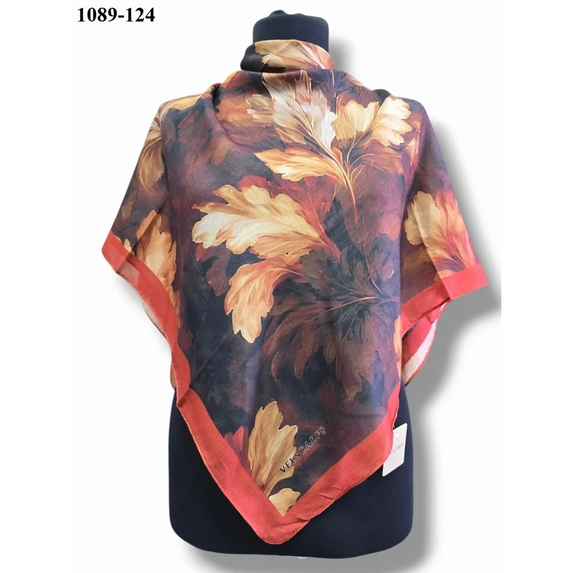 Velscarfs Soft Pamuk Parla Eşarp (Turuncu) 1089-124