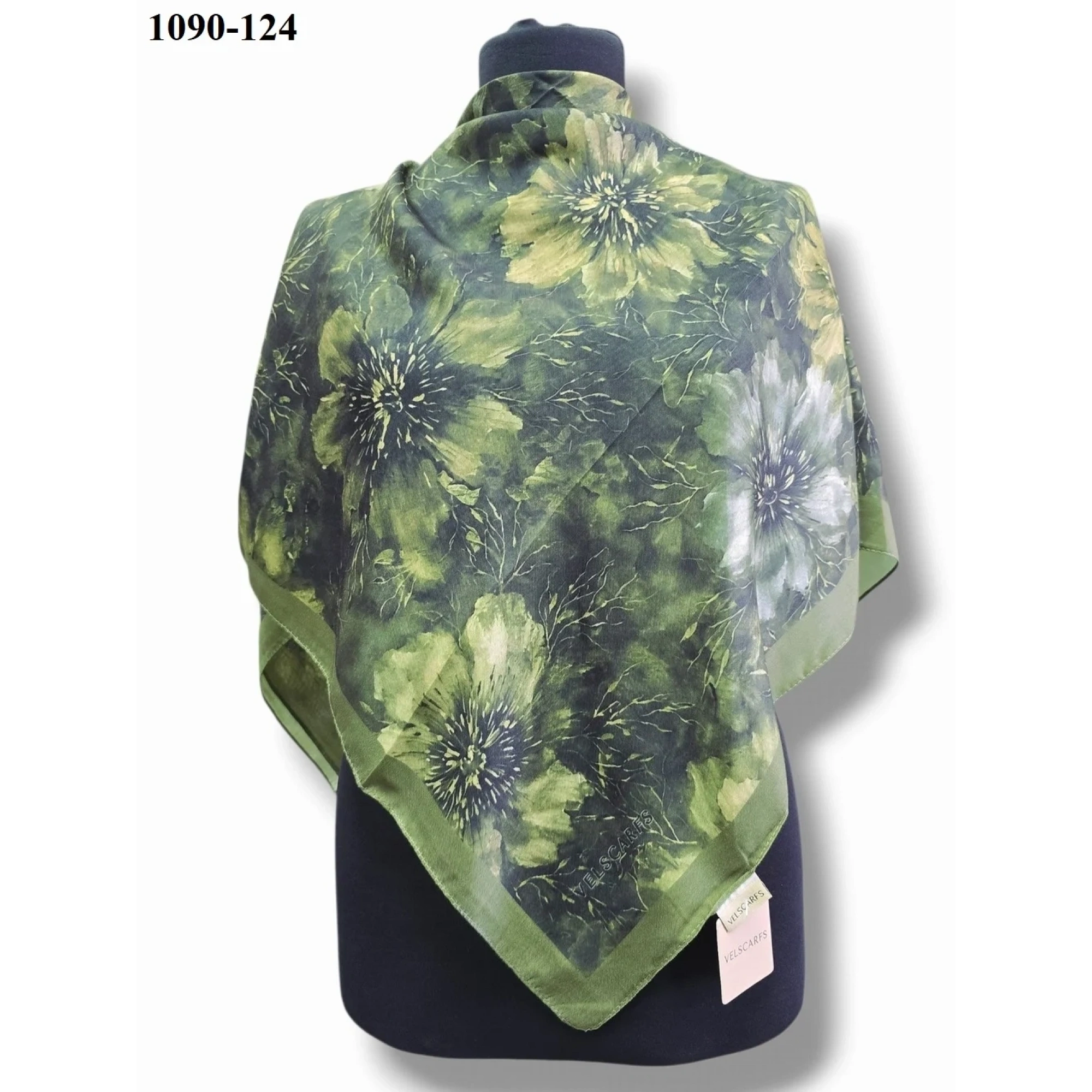 Velscarfs Soft Pamuk Parla Eşarp (Yeşil) 1090-124