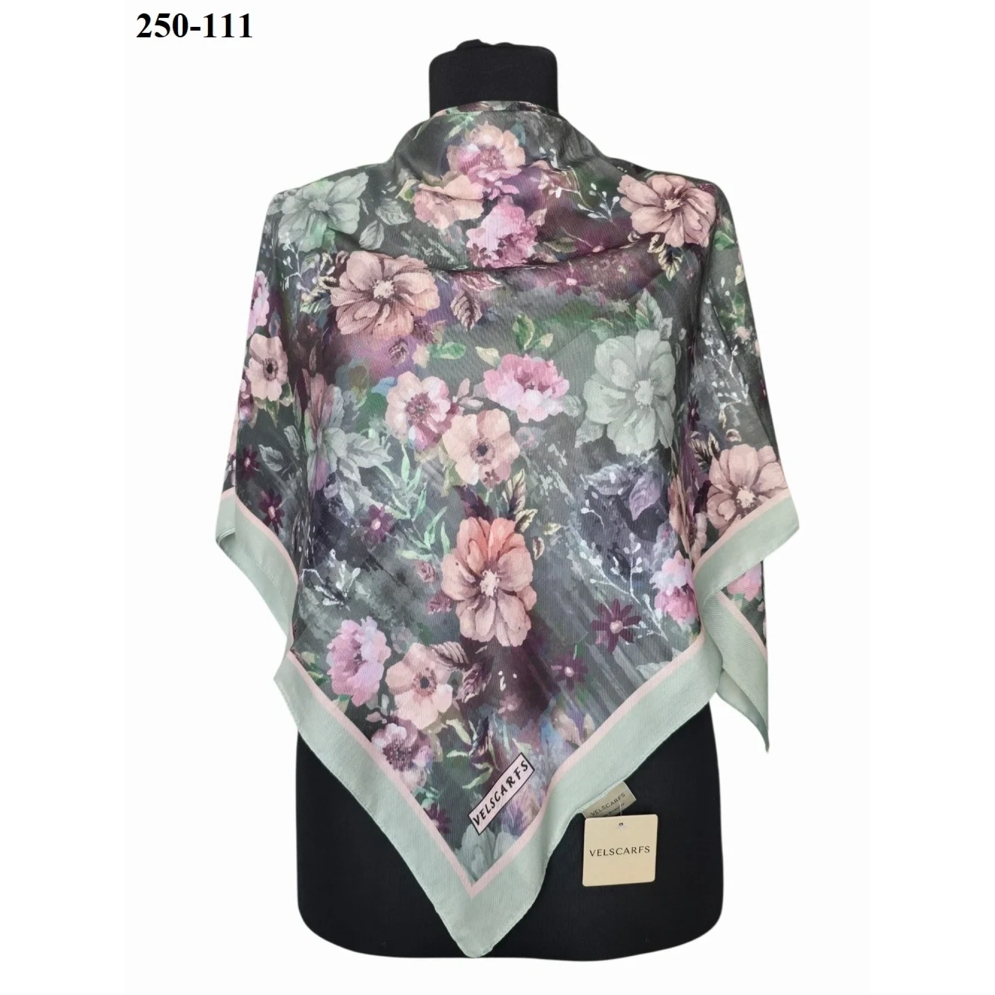 Velscarfs Soft Pamuk Parla Eşarp (Yeşil) 250-111