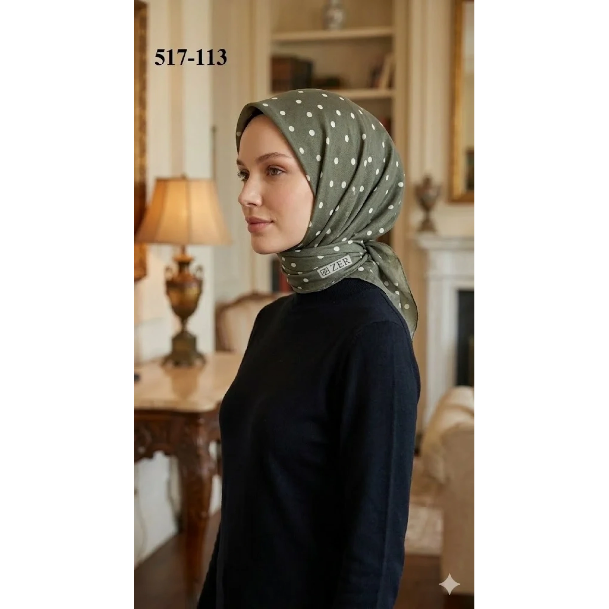 Zer Scarfs Dijital Soft Eşarp 517-113