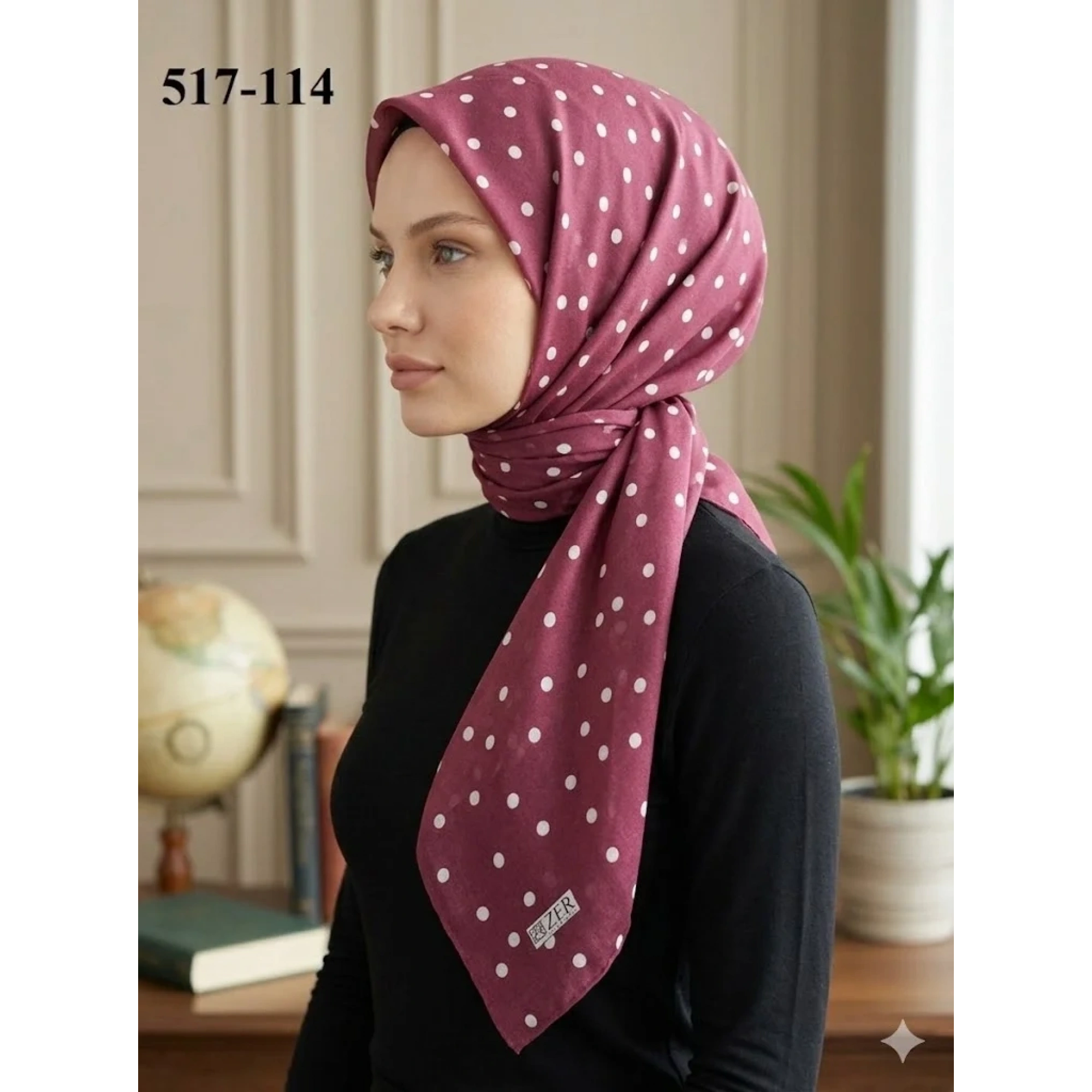 Zer Scarfs Dijital Soft Eşarp 517-114