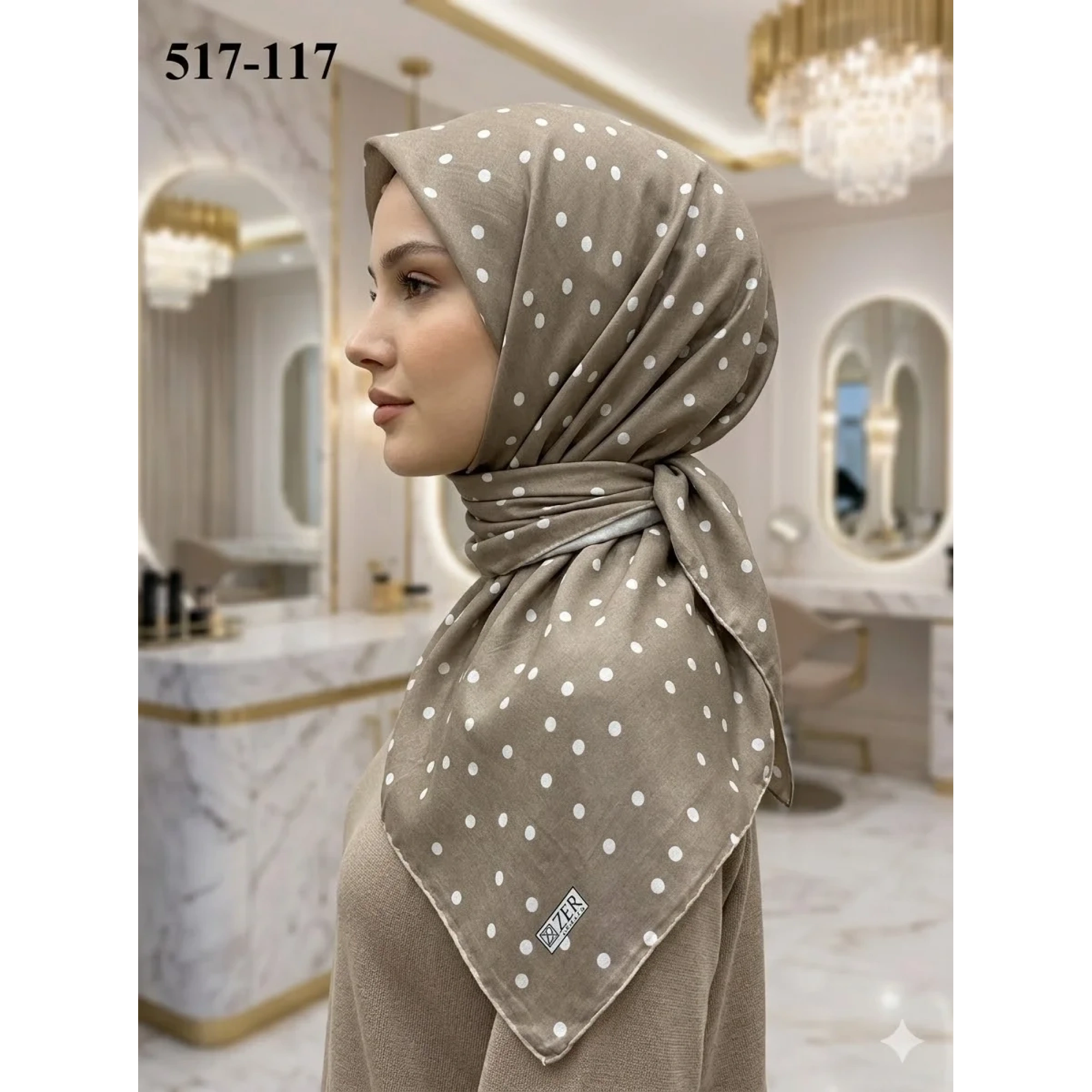 Zer Scarfs Dijital Soft Eşarp 517-117
