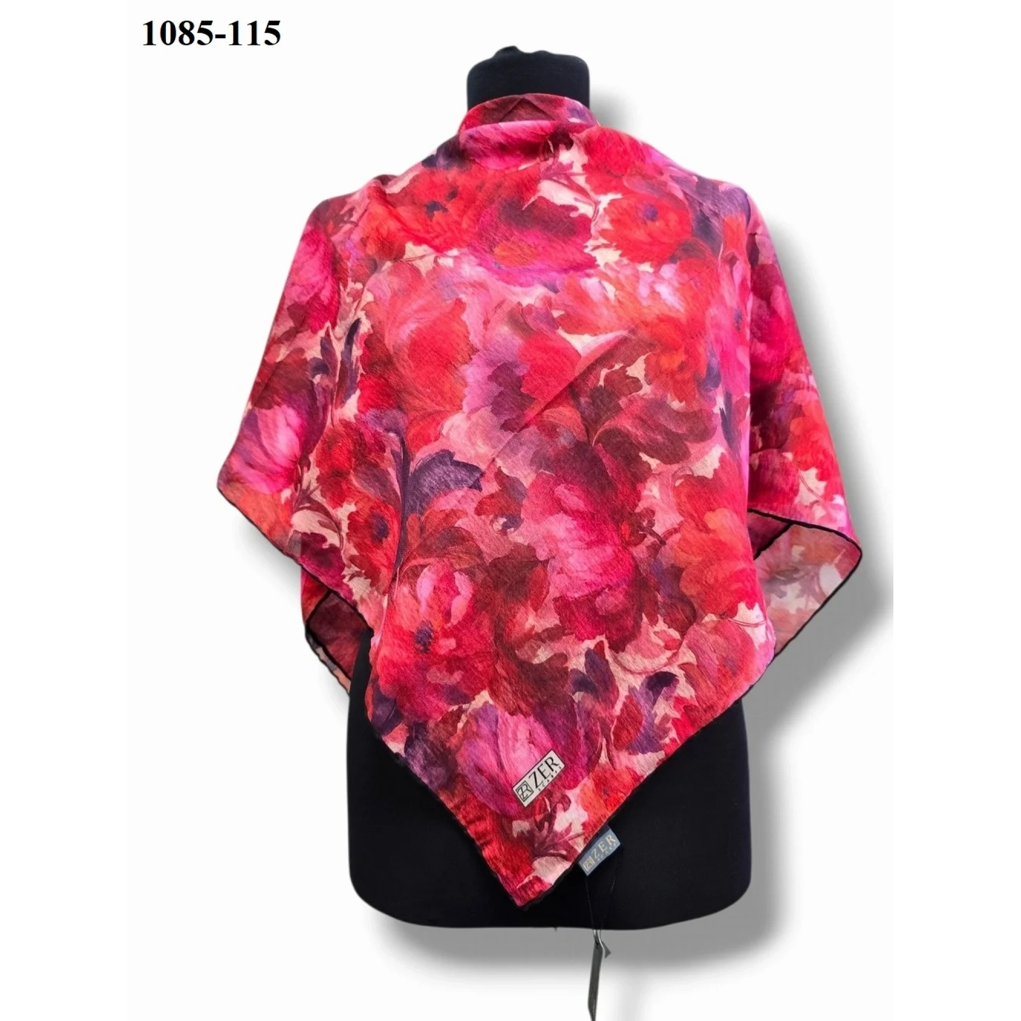 Zer Scarfs Dijital Soft Pamuk Eşarp 1085-115
