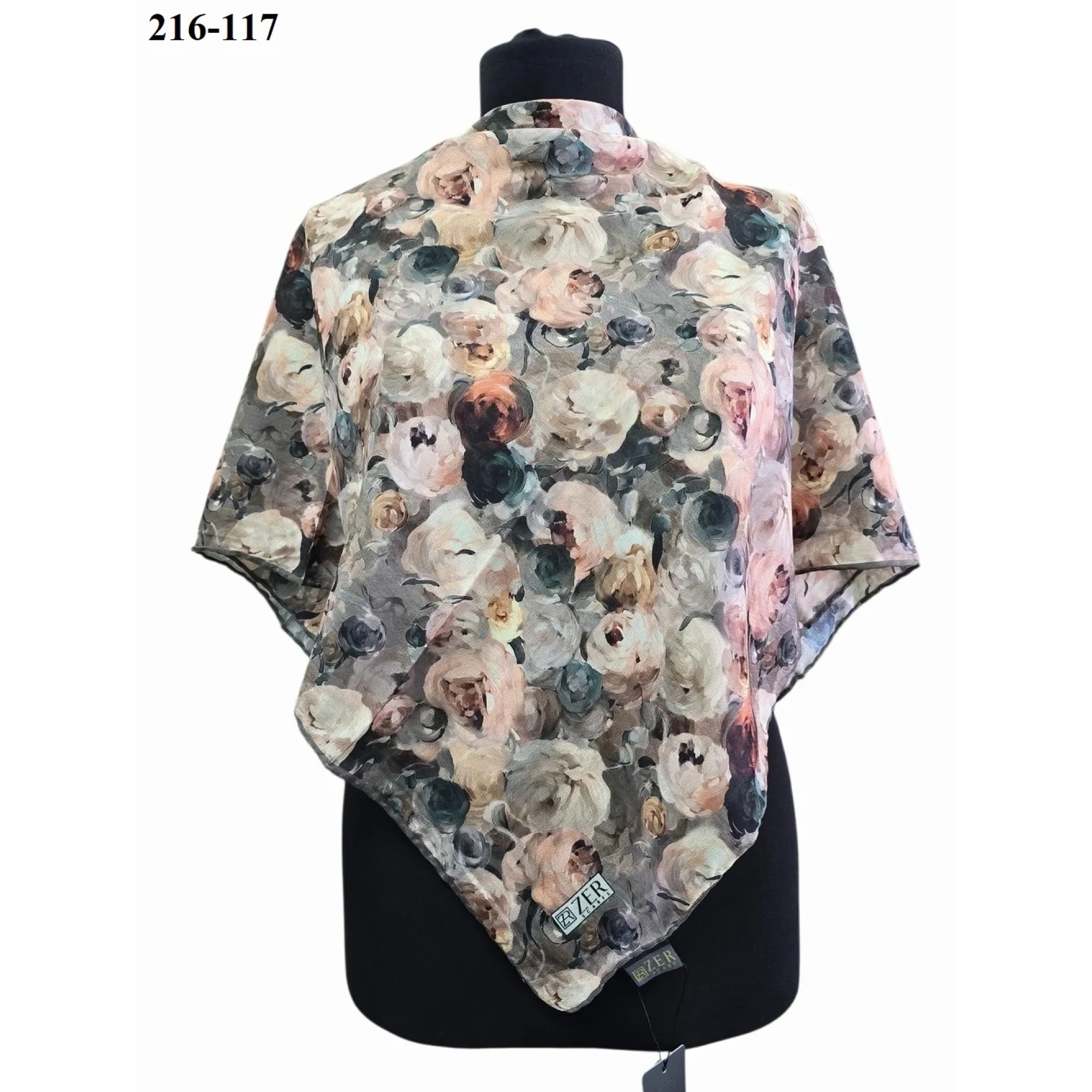 Zer Scarfs Dijital Soft Pamuk Eşarp 216-117