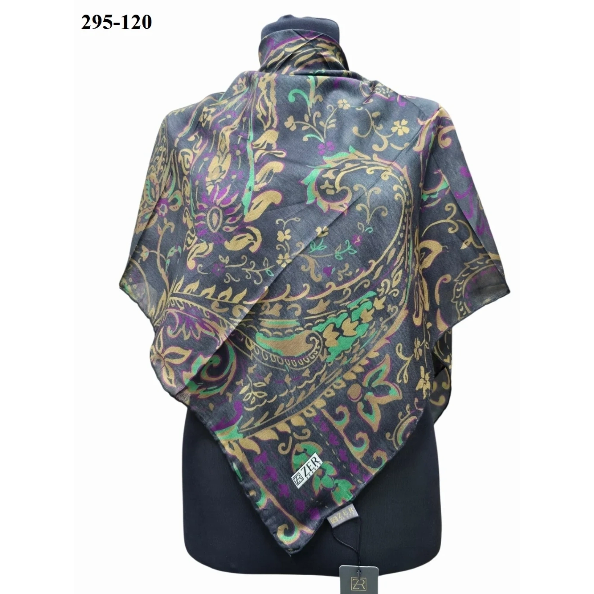Zer Scarfs Dijital Soft Pamuk Eşarp 295-120