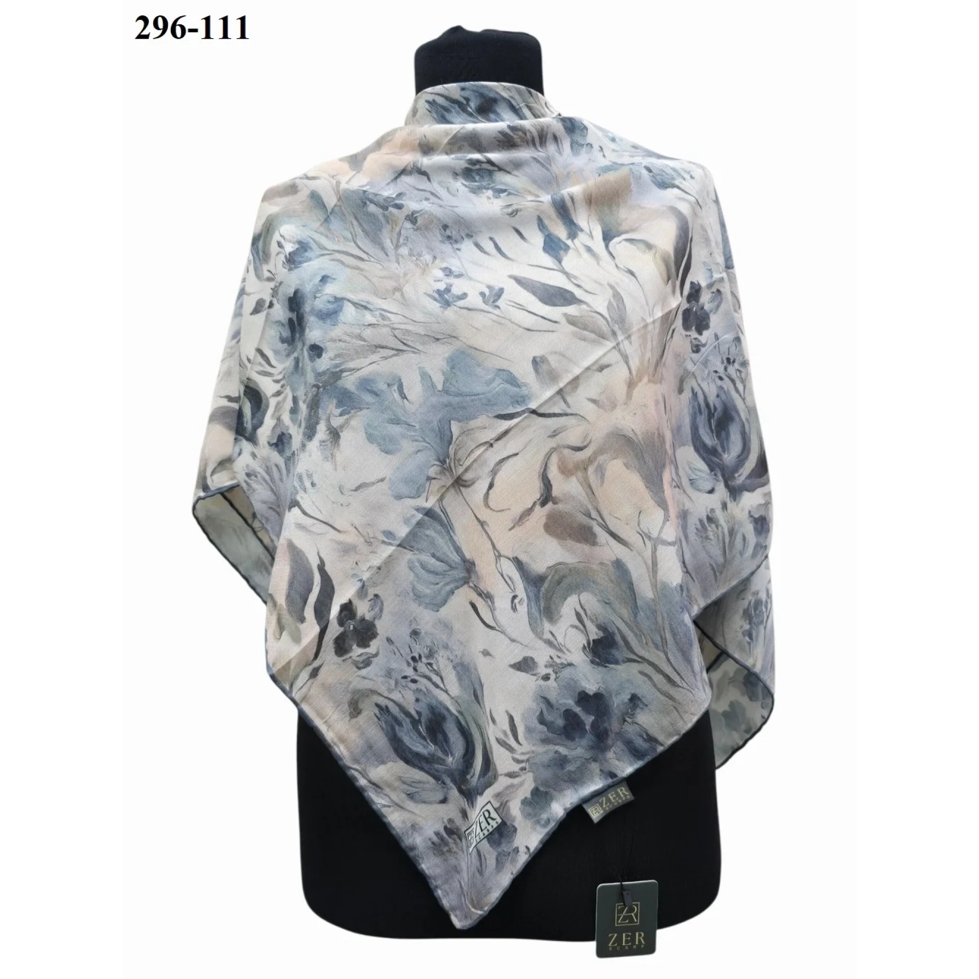 Zer Scarfs Dijital Soft Pamuk Eşarp 296-111