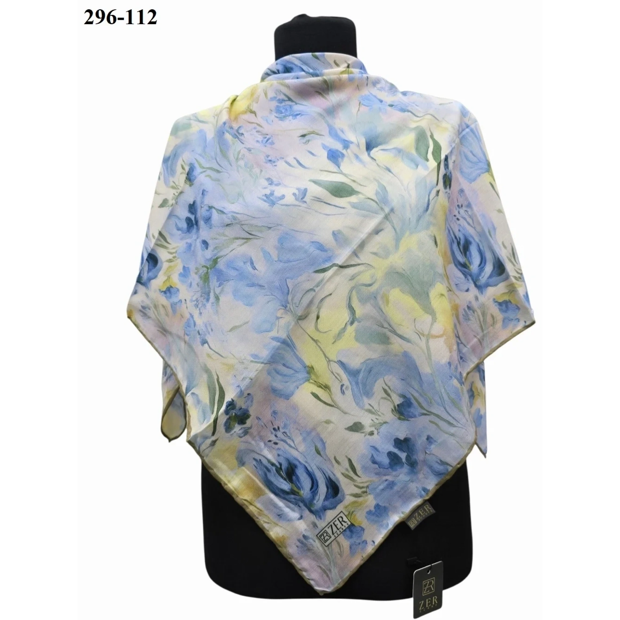 Zer Scarfs Dijital Soft Pamuk Eşarp 296-112