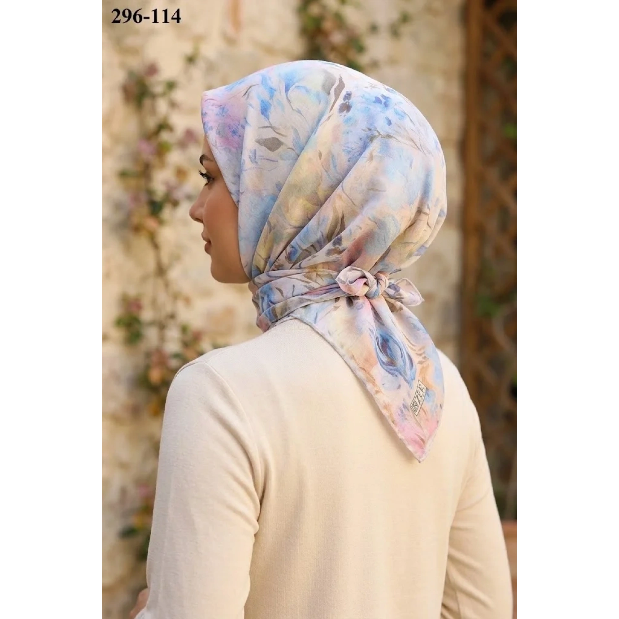 Zer Scarfs Dijital Soft Pamuk Eşarp 296-114
