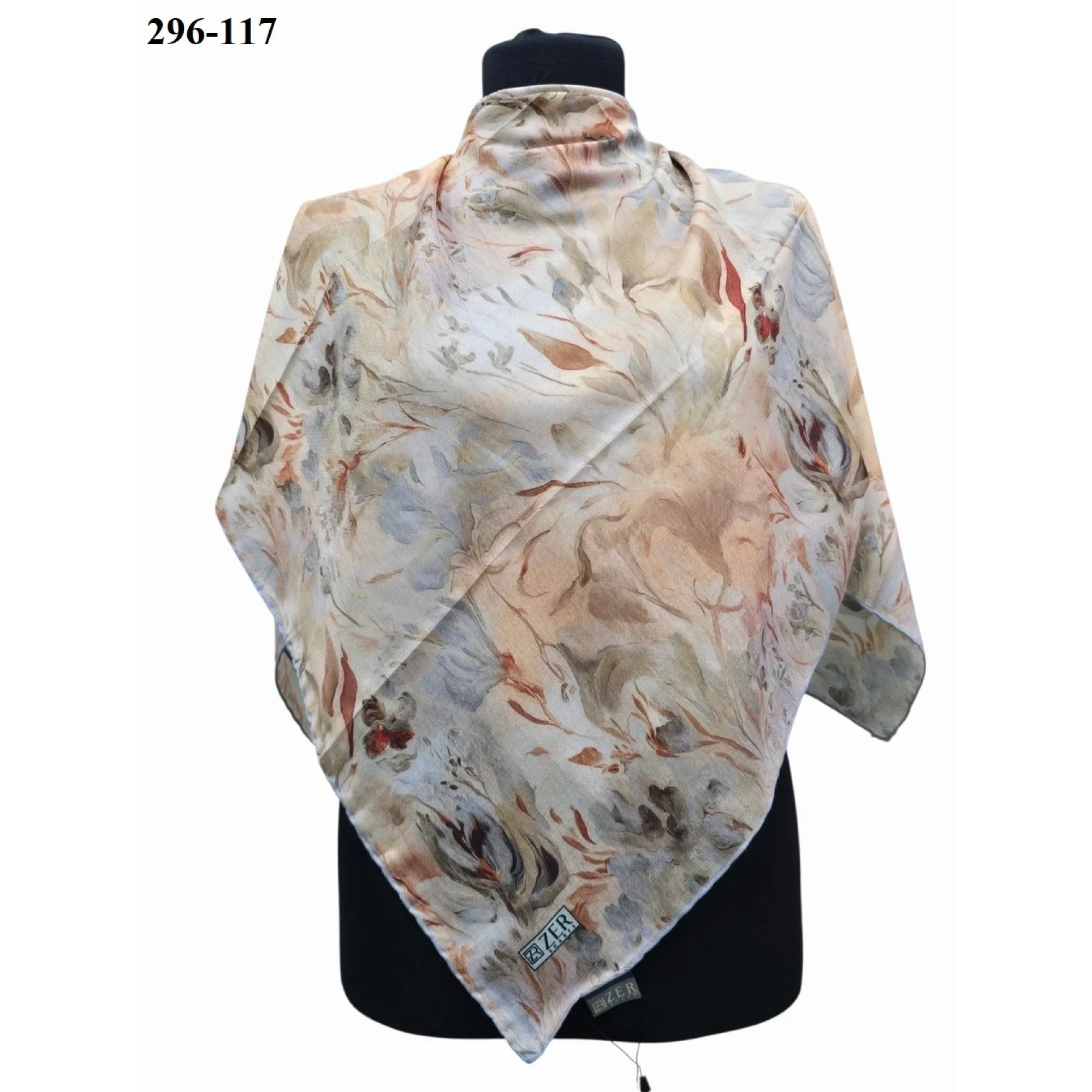 Zer Scarfs Dijital Soft Pamuk Eşarp 296-117