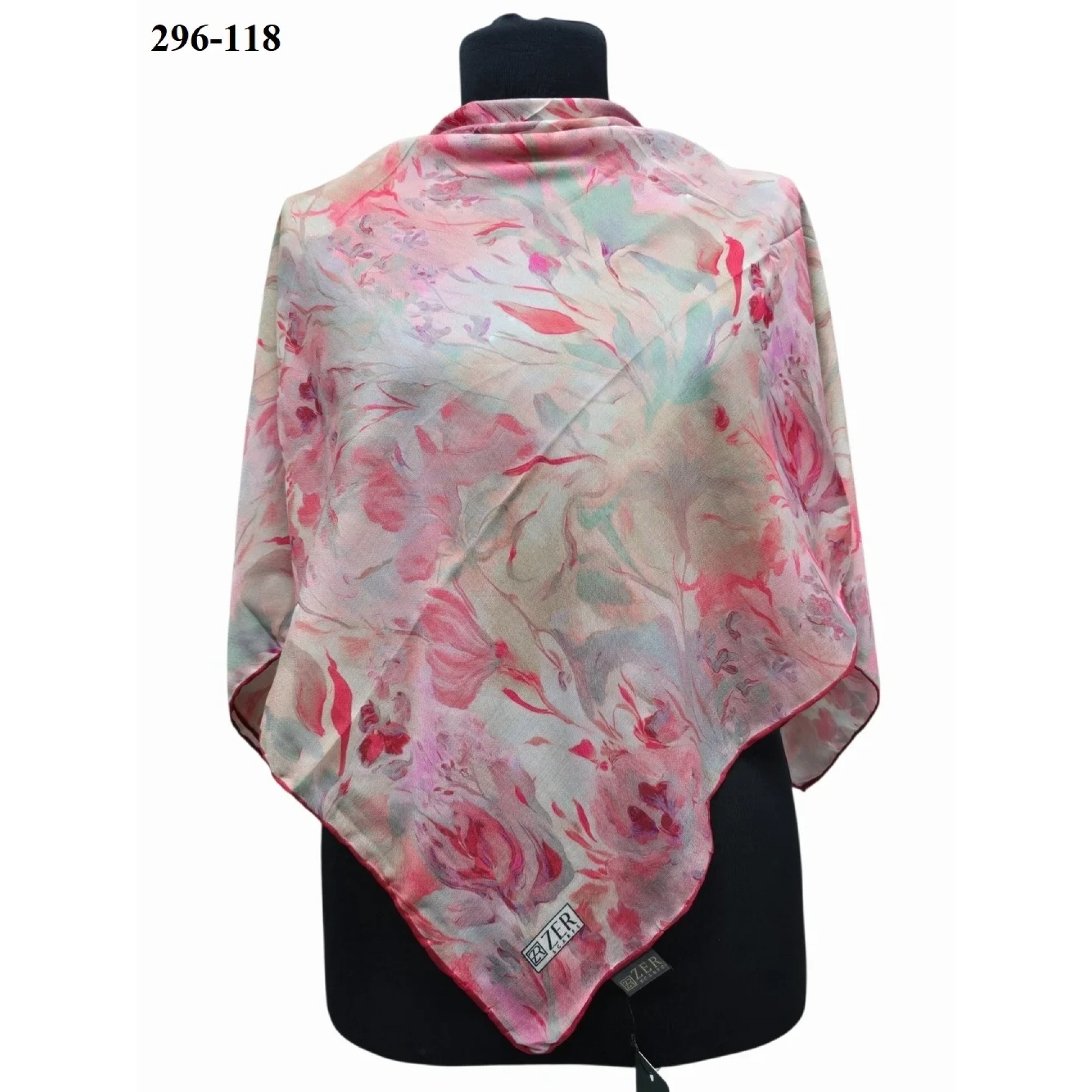 Zer Scarfs Dijital Soft Pamuk Eşarp 296-118