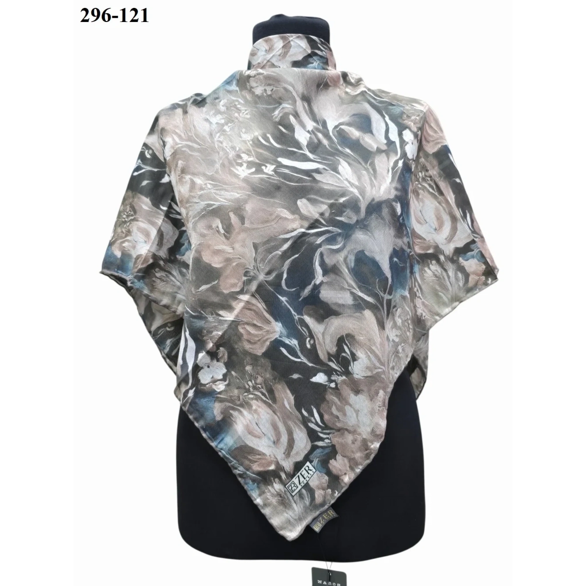 Zer Scarfs Dijital Soft Pamuk Eşarp 296-121