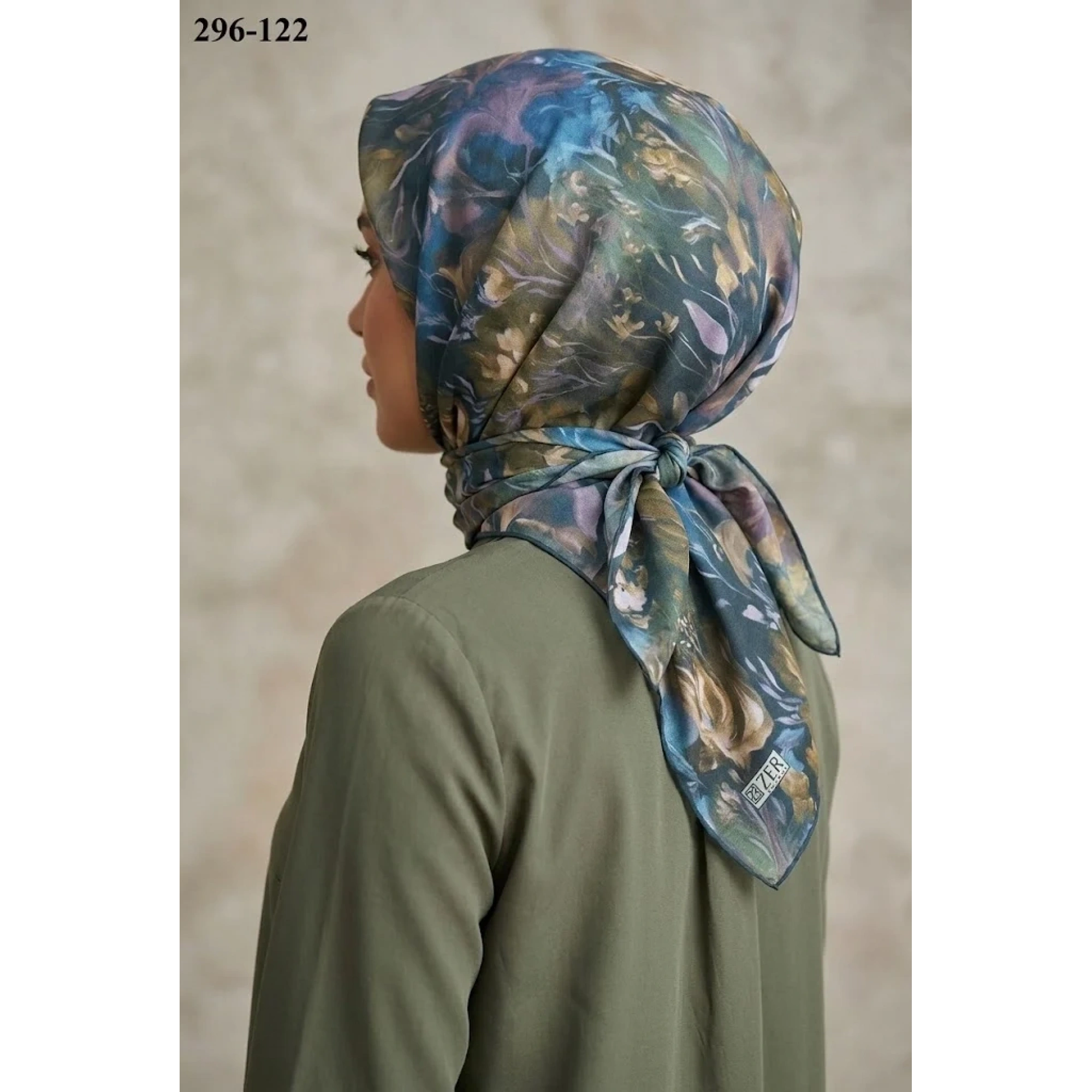 Zer Scarfs Dijital Soft Pamuk Eşarp 296-122