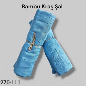 Bambu Kraş Şal (mavi) 270-111