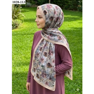Belinda Scarf Bambu Kraş Pamuk Şal (Bej) 1028-113