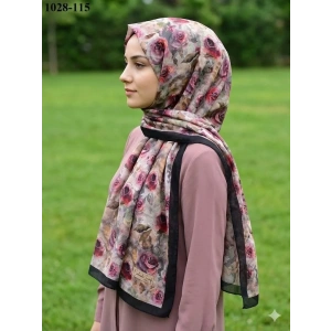 Belinda Scarf Bambu Kraş Pamuk Şal (Siyah) 1028-115