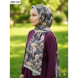 Belinda Scarf Bambu Kraş Pamuk Şal (Taş) 205-119