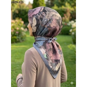 Belinda Scarf Bambu Pamuk Eşarp (İndigo) 1029-123