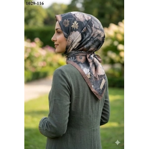 Belinda Scarf Bambu Pamuk Eşarp (Kahve) 1029-116