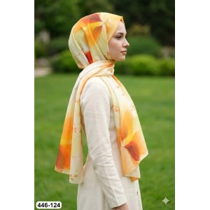 Buqle Dijital Desenli Soft Şal 446-124