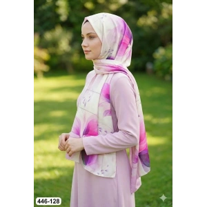 Buqle Dijital Desenli Soft Şal 446-128