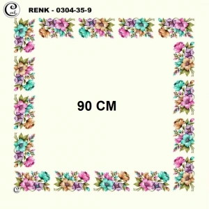 Cenk 90 CM İçi Boş Oyalık Yazma 035-09