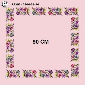 Cenk 90 CM İçi Boş Oyalık Yazma 035-14