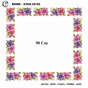 Cenk 90 CM İçi Boş Oyalık Yazma 036-02