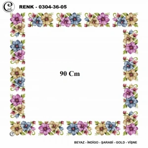 Cenk 90 CM İçi Boş Oyalık Yazma 036-05