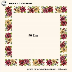 Cenk 90 CM İçi Boş Oyalık Yazma 036-08