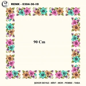 Cenk 90 CM İçi Boş Oyalık Yazma 036-09