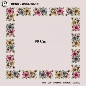 Cenk 90 CM İçi Boş Oyalık Yazma 036-10