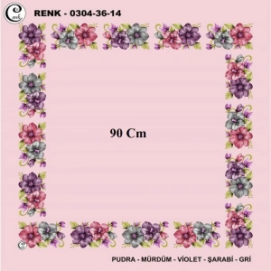 Cenk 90 CM İçi Boş Oyalık Yazma 036-14