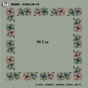 Cenk 90 CM İçi Boş Oyalık Yazma 036-15
