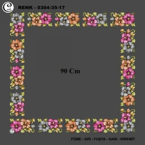 Cenk 90 CM İçi Boş Oyalık Yazma 036-17
