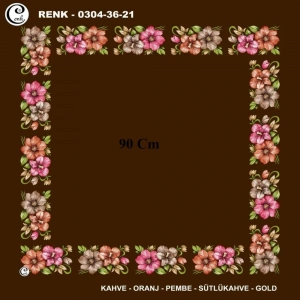 Cenk 90 CM İçi Boş Oyalık Yazma 036-21