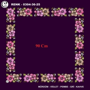 Cenk 90 CM İçi Boş Oyalık Yazma 036-25