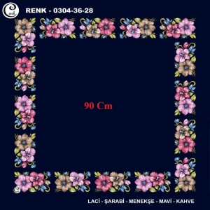 Cenk 90 CM İçi Boş Oyalık Yazma 036-28