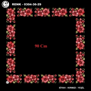 Cenk 90 CM İçi Boş Oyalık Yazma 036-29