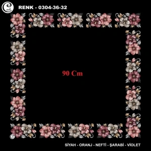 Cenk 90 CM İçi Boş Oyalık Yazma 036-32